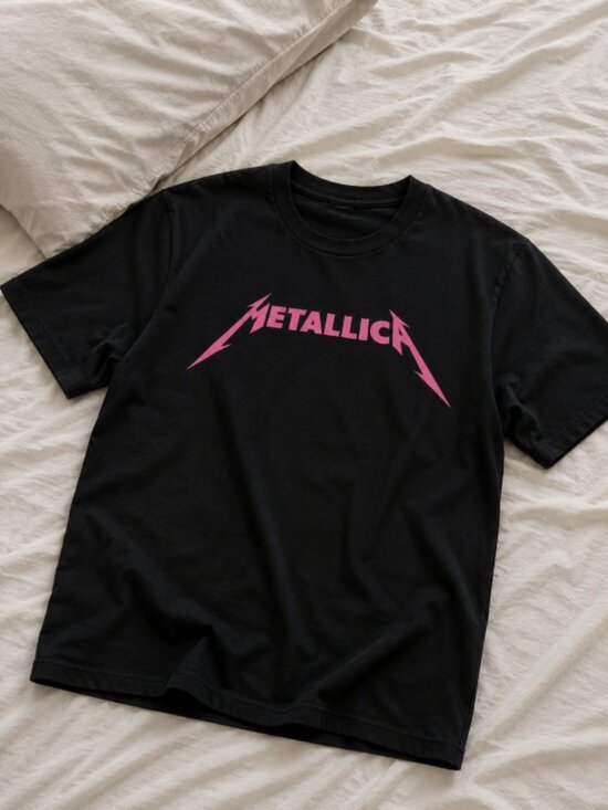 The Unbranded Brand Other - Metallica M72 World Tour 2026 Pink Scary Guy Graphic T-shirt Unisex